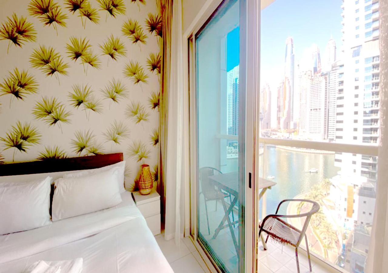 Panoramic Sea Views Studio Apartment - Marina Dubaj Exteriér fotografie